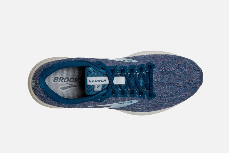 Brooks Launch 7 Road Löparskor Herr - Blå - 3065-DXKNJ